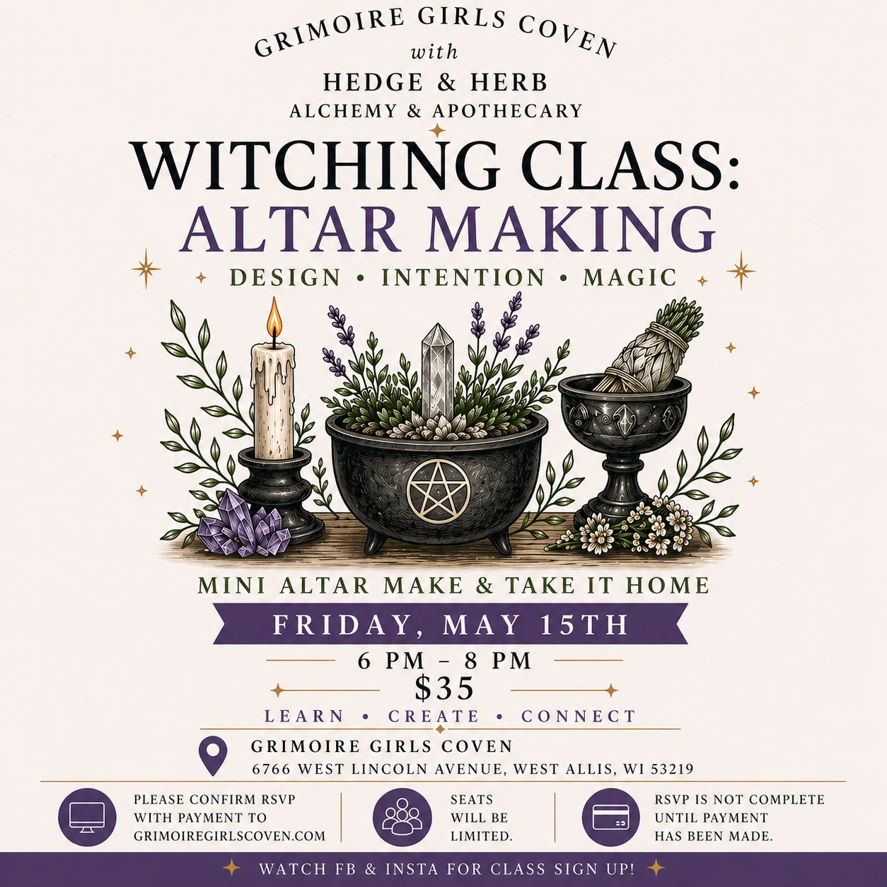 Witching Class: Altar Making
